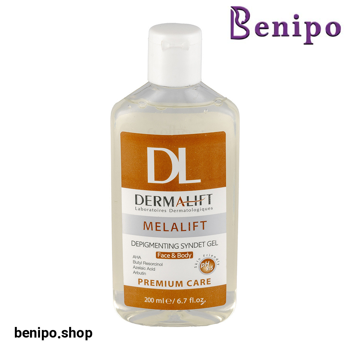 ژل شستشوی روشن کننده پوست سیندت ژل ملالیفت 200میل