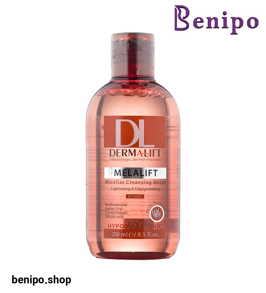 محلول پاک کننده و روشن کننده پوست صورت مدل Melalift حجم 250 میلی لیتر