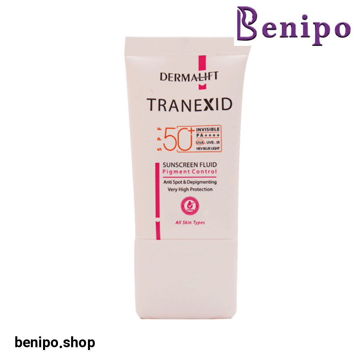 فلوئید ضد آفتاب مدل Tranexid مناسب انواع پوست حجم 40 میلی لیتر