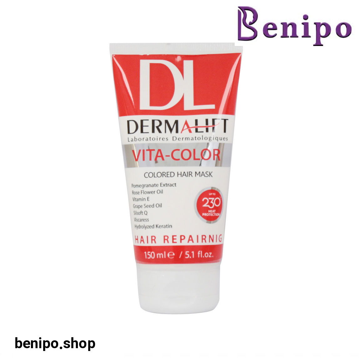 ماسک مو مدل  Vita Color مناسب موهای رنگ شده حجم 150 میلی لیتر