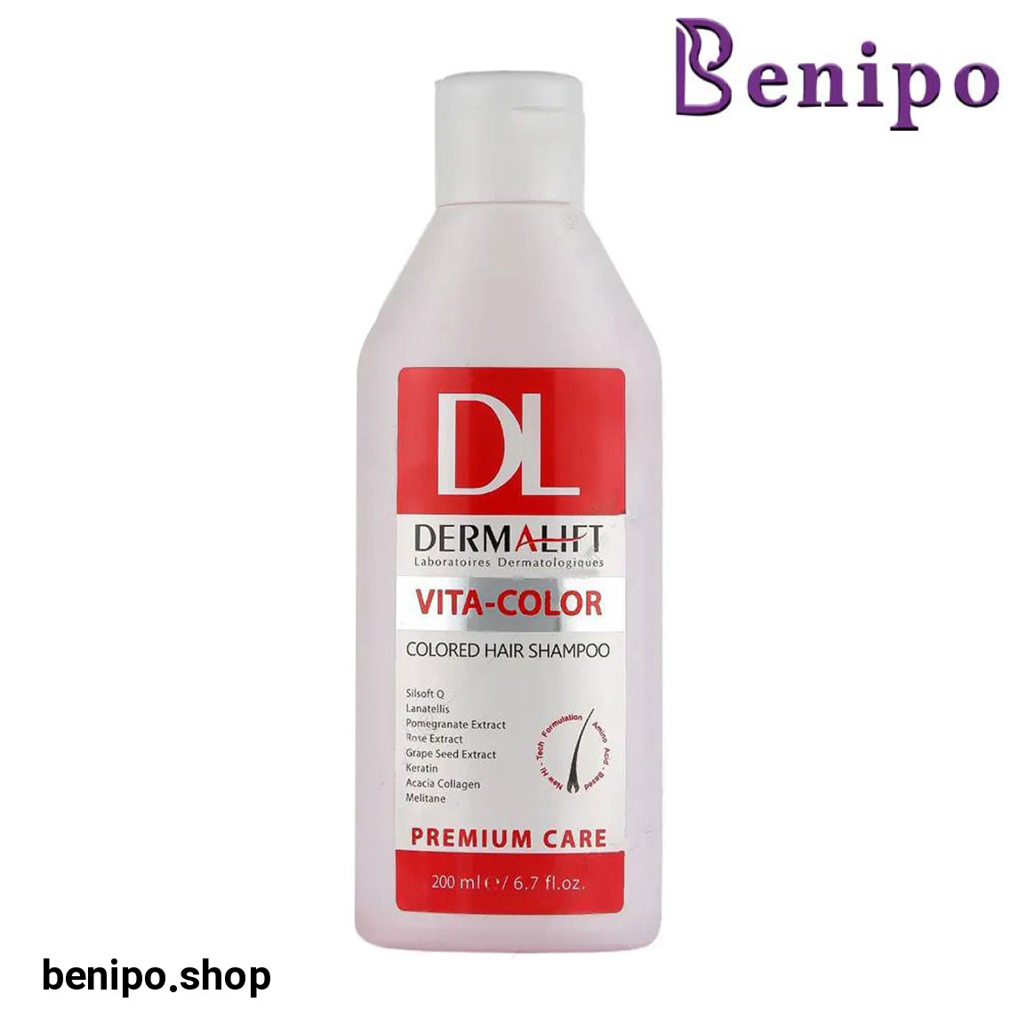 شامپو مناسب موهای رنگ شده ویتاکالر 200میل