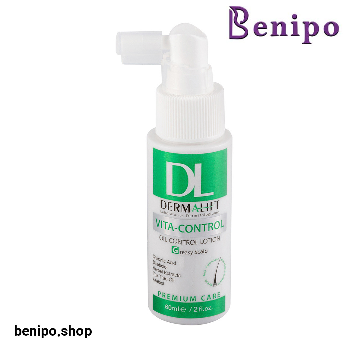 لوسیون مو مناسب کف سر چرب مدل Vita Control حجم  60 میلی لیتر