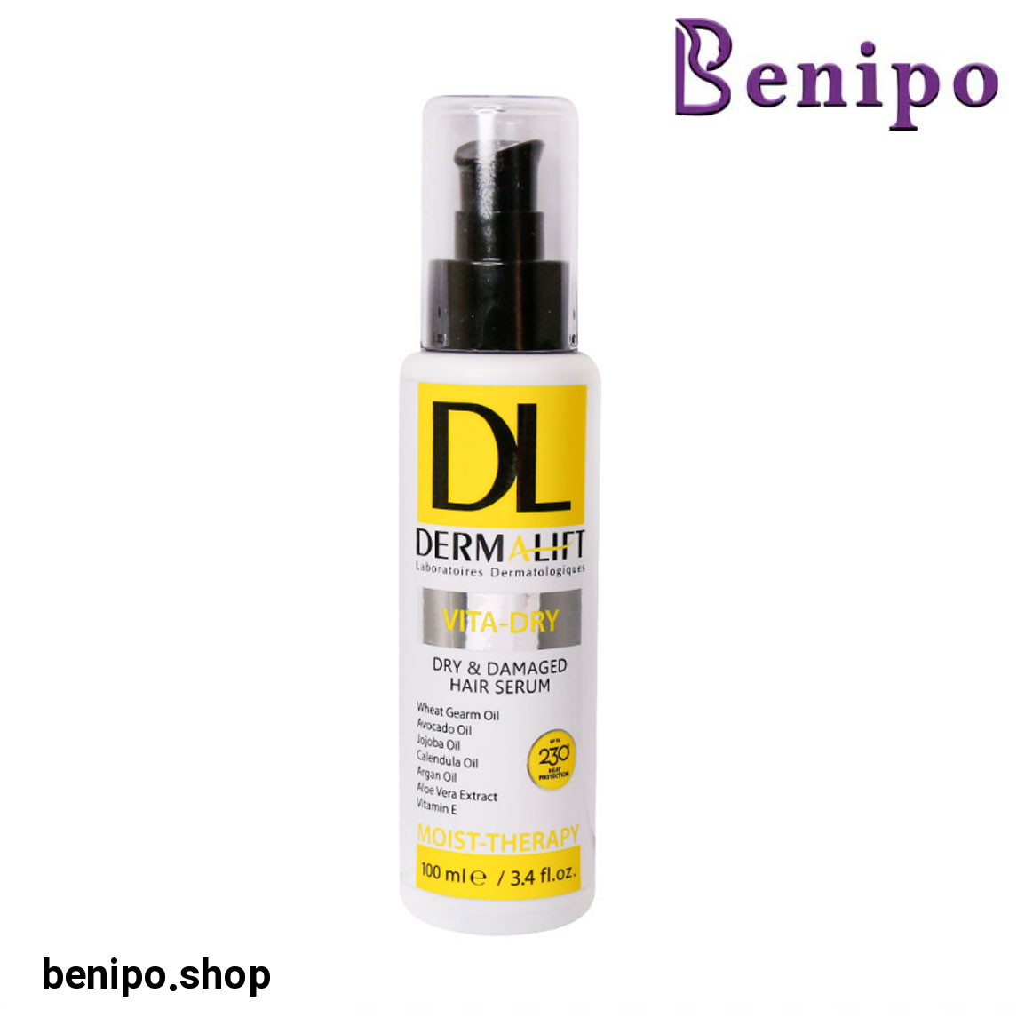 سرم مدل Vita Dry مناسب موهای خشک و آسیب دیده حجم 100 میلی لیتر