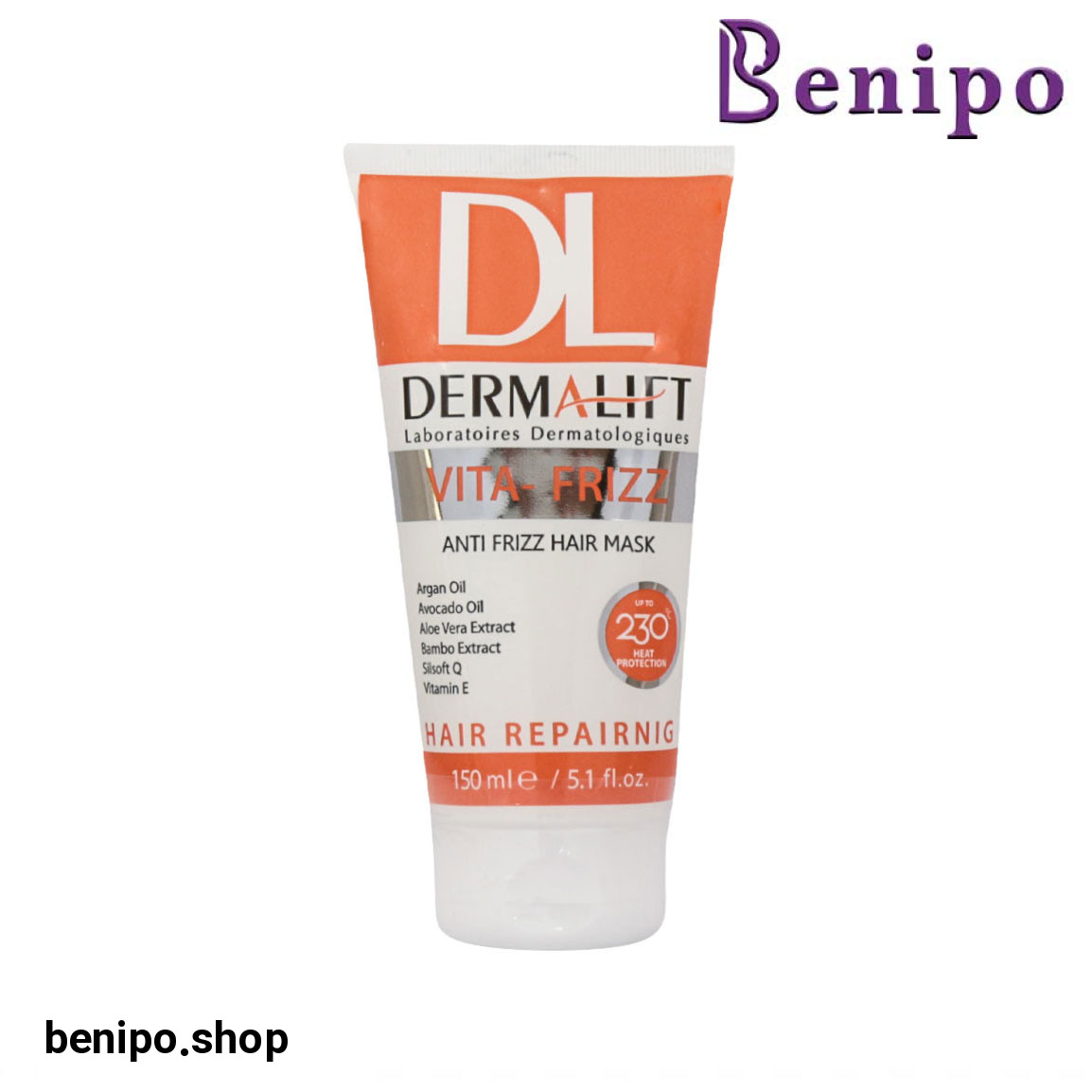 ماسک مو مدل Vita Frizz مناسب موهای وزدار حجم 150 میلی لیتر