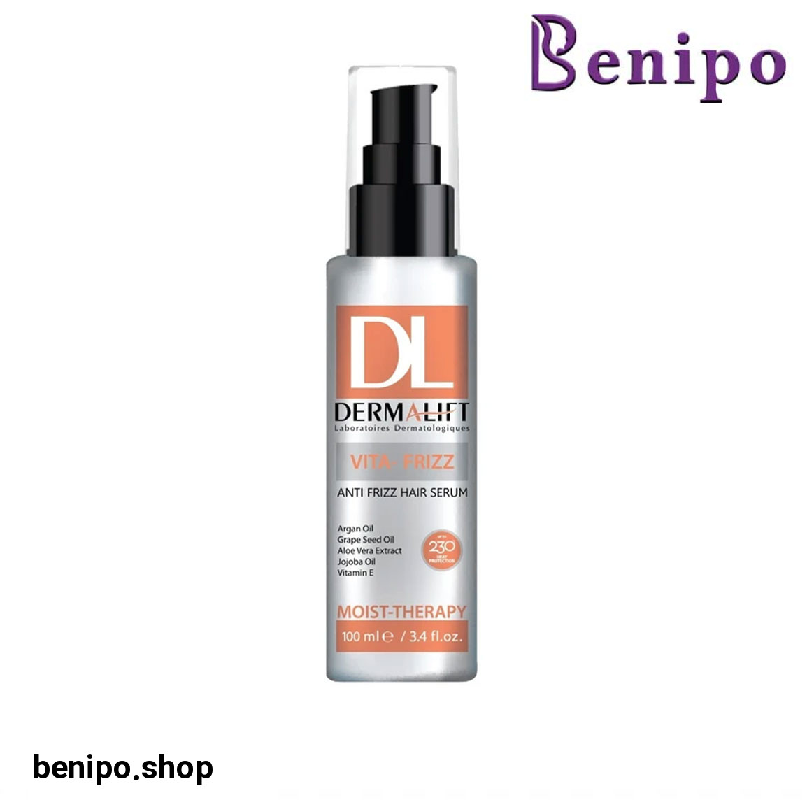 سرم مو مدل Vita Frizz مناسب موهای وزدار حجم 100 میلی لیتر