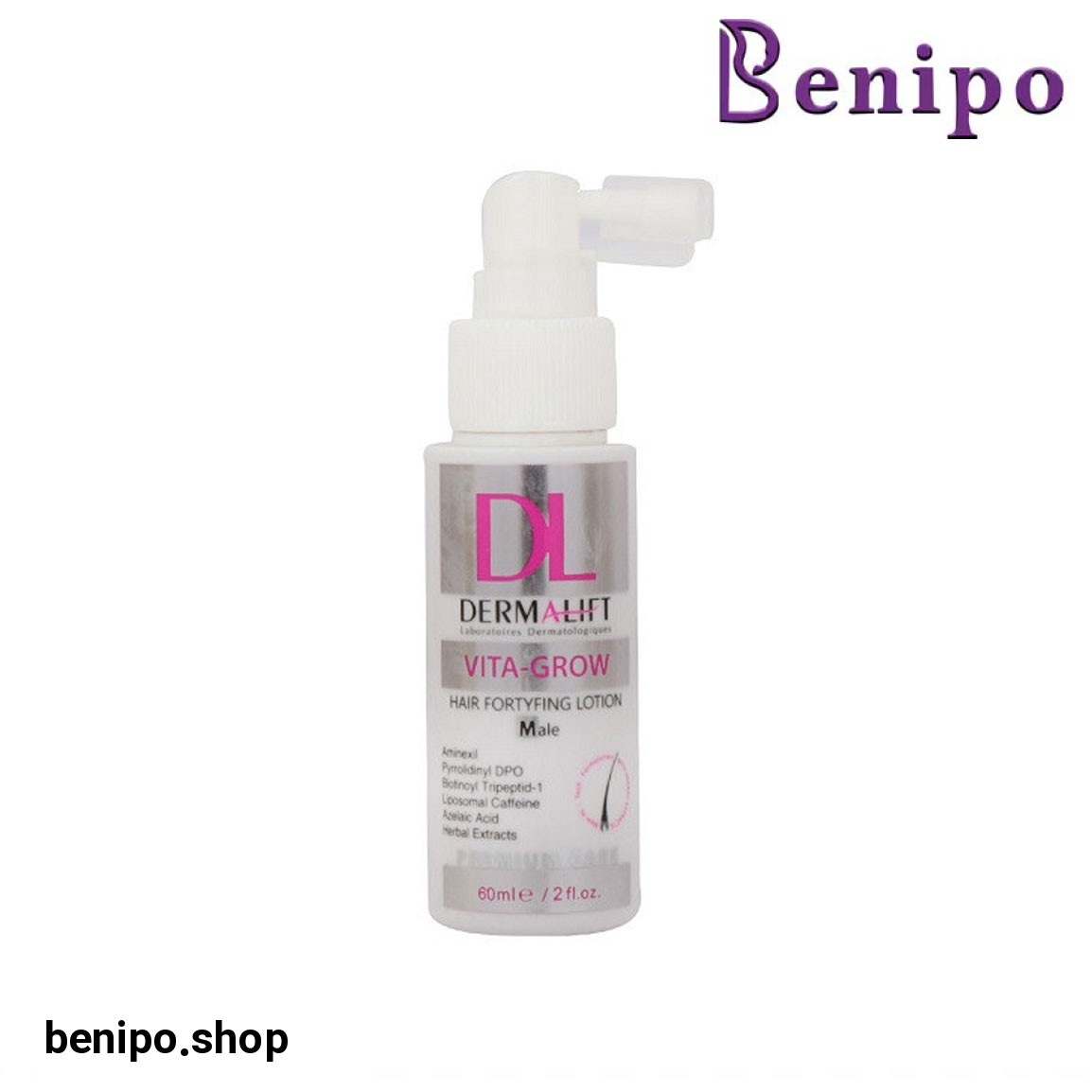 لوسیون تقویت کننده مو آقایان مدلVita Grow حجم 60 میلی لیتر