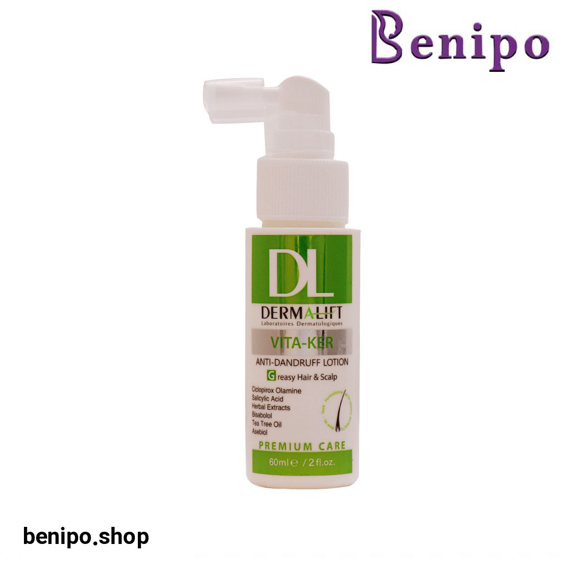 لوسیون ضد شوره چرب مدل Vita Ker حجم 60 میلی لیتر