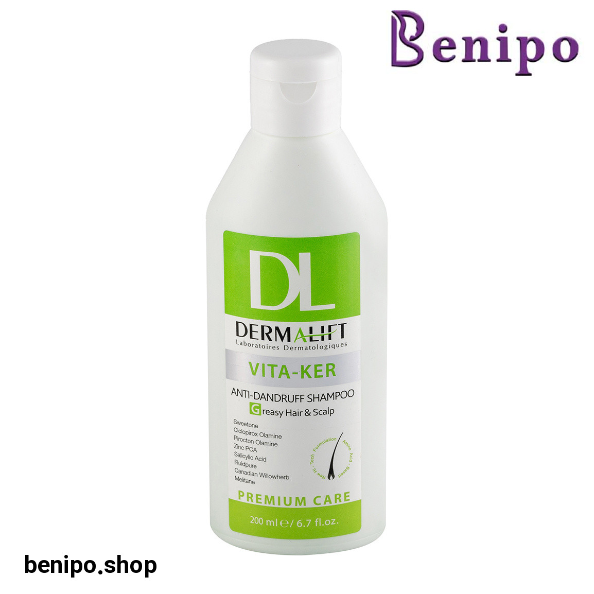 شامپو ضدشوره مناسب مو و شوره چرب ویتاکر جی 200میل