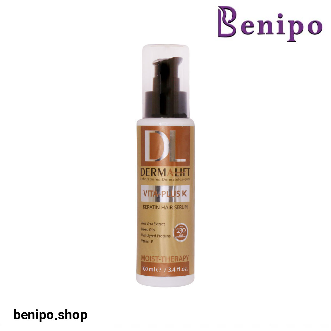 سرم حالت دهنده مدل Vita Plus K مناسب موهای کراتینه حجم 100 میلی لیتر