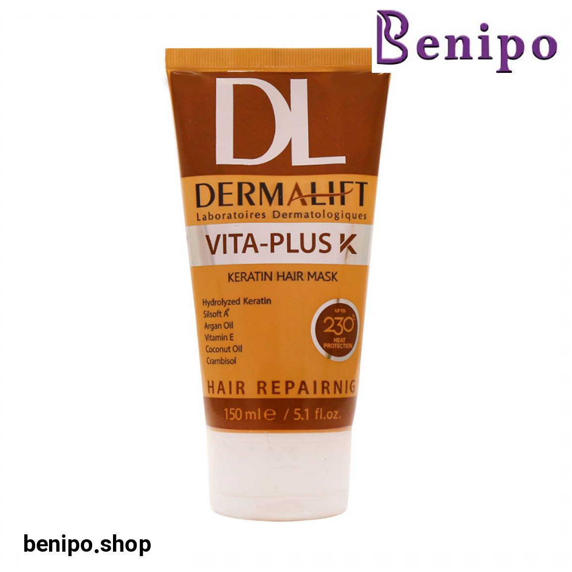 ماسک مو کراتینه مدل Vita Plus K حجم 150 میلی لیتر