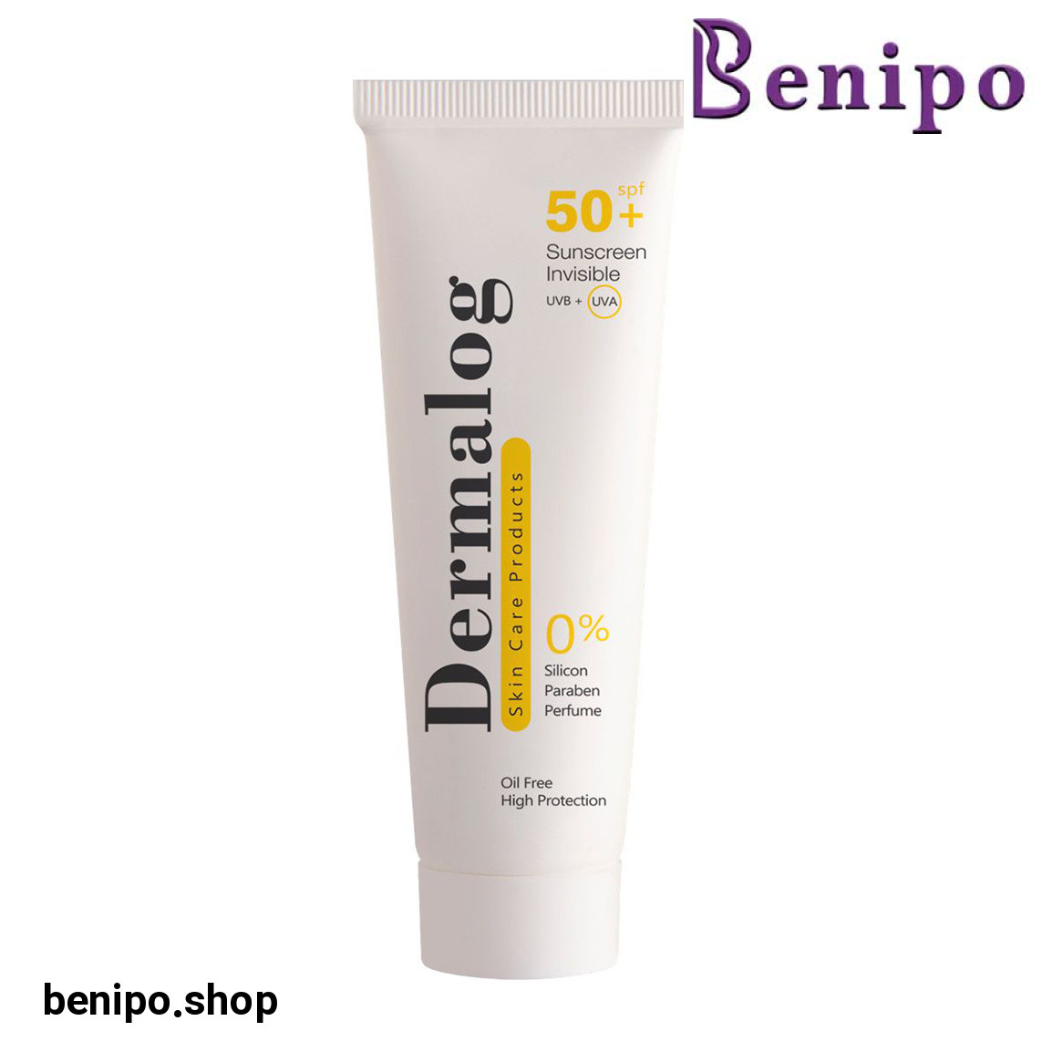 ضد آفتاب بی رنگ دارای SPF 50 حجم 50میل