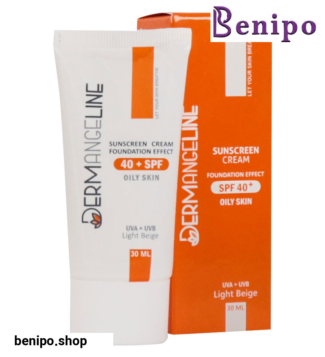 ضد آفتاب کرم پودری مناسب پوست چرب SPF40 حجم 30میل