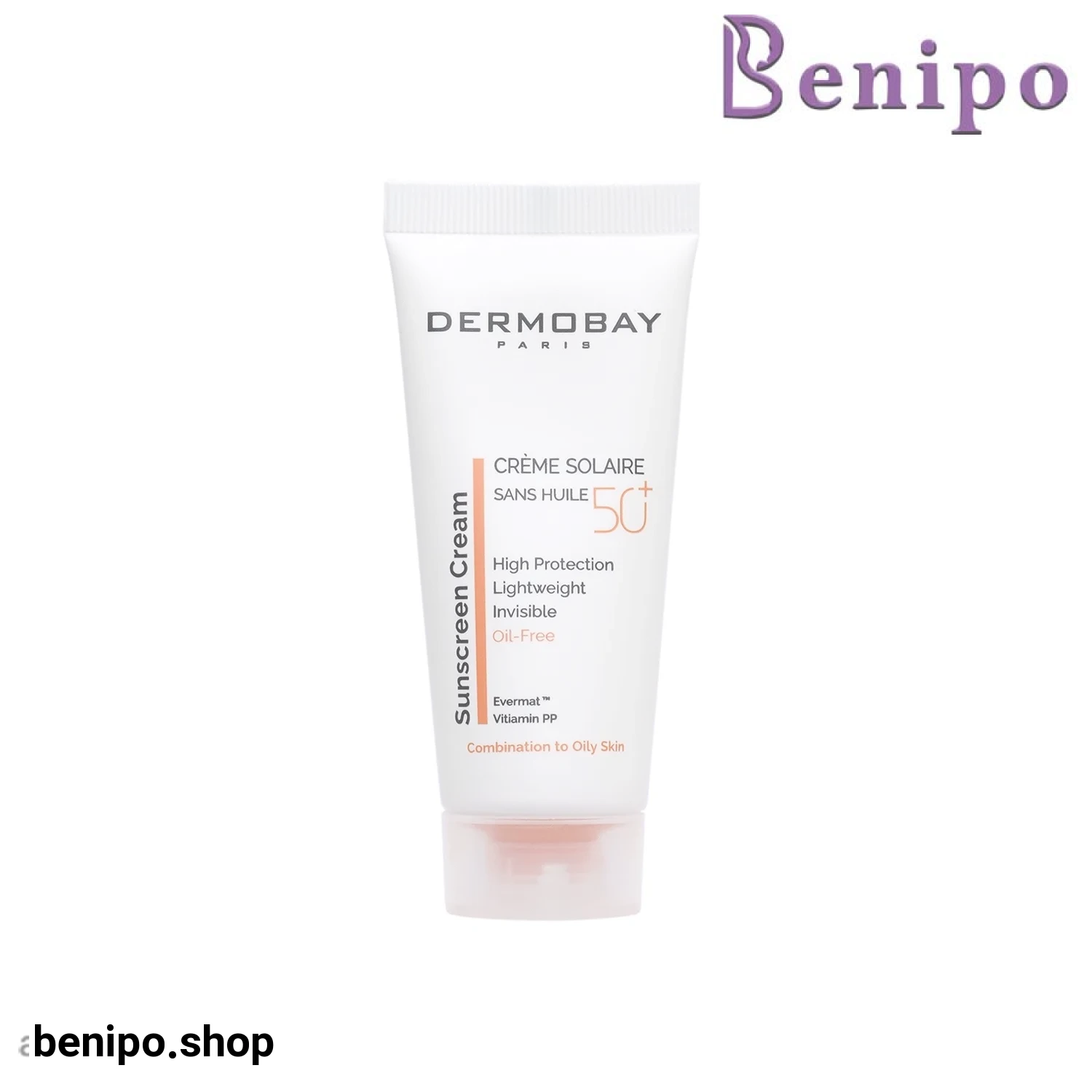 کرم ضد آفتاب بی رنگ فاقد چربی SPF50+ درموبی