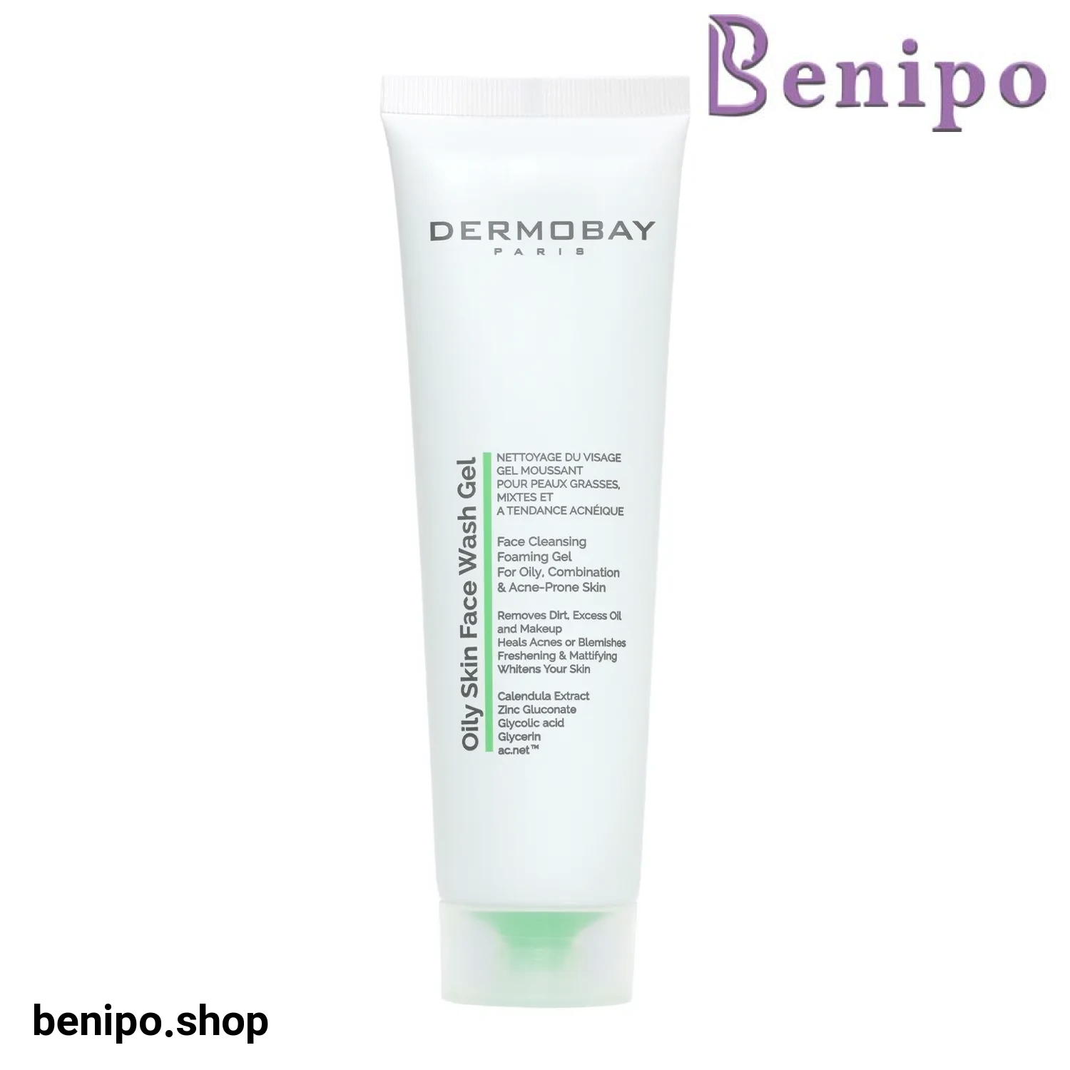 ژل شستشوی صورت درموبای مناسب پوست مختلط تا چرب