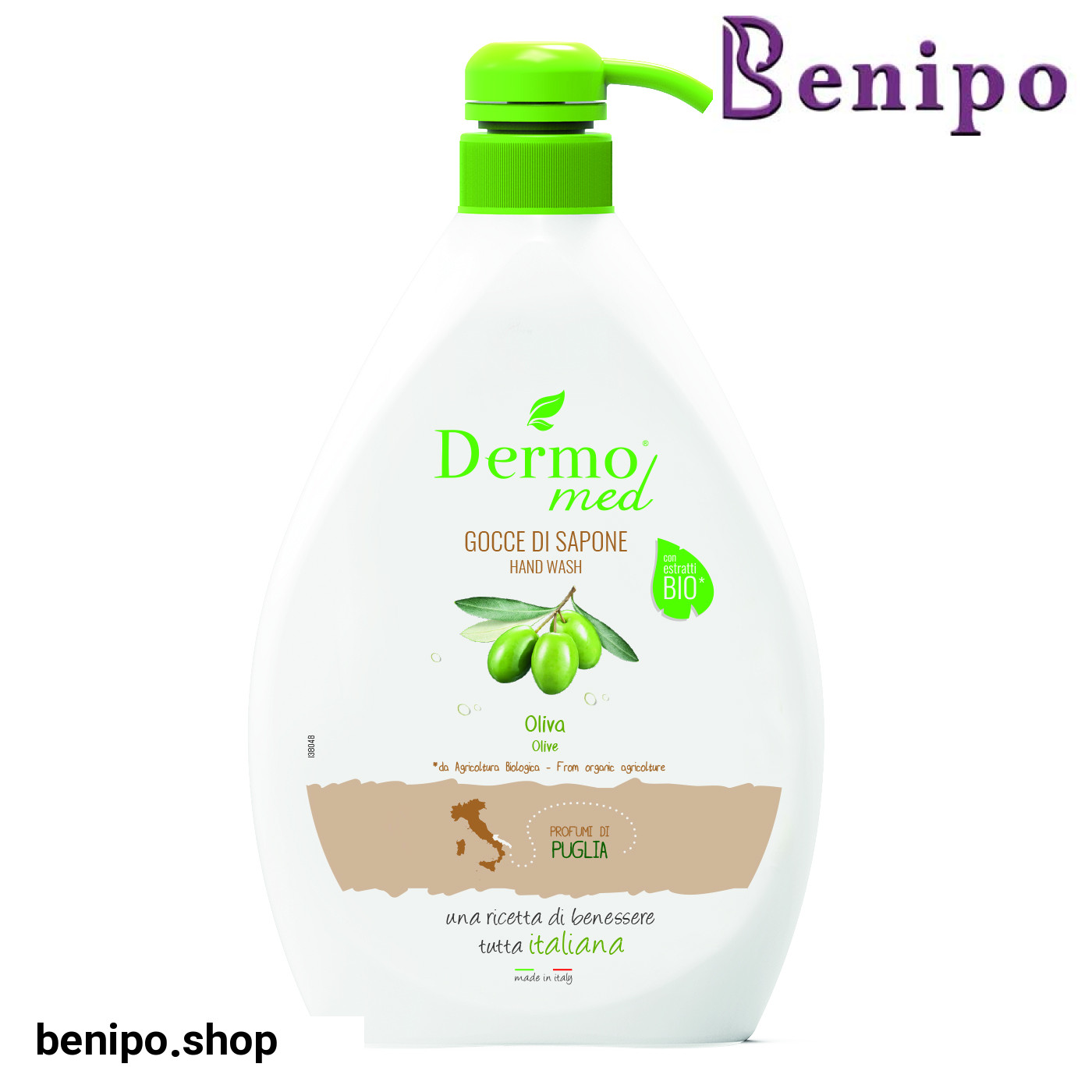 صابون مایع روغن زیتون و عطر پولیا 600میل