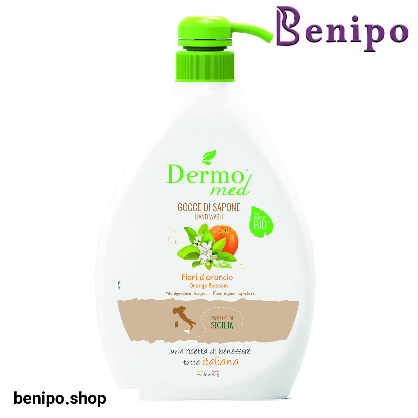 صابون مایع شکوفه های پرتقال و عطر سیسیلی 600میل