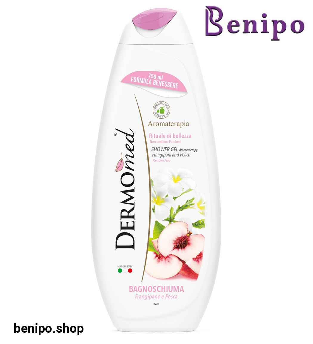 شامپو بدن حاوی عطر گل یاسمن و هلو حجم 750 میل