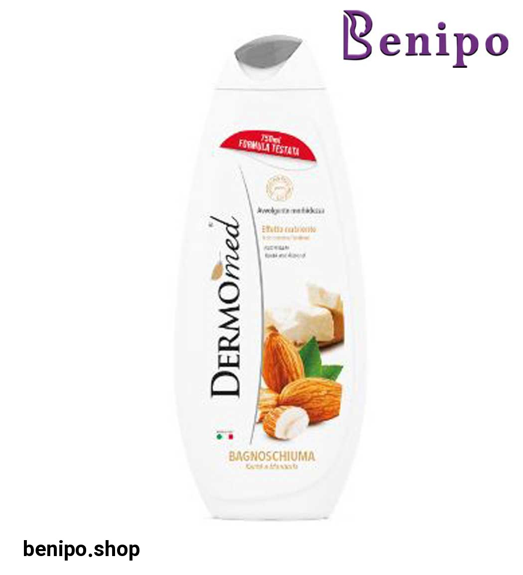 شامپو بدن حاوی کاریته و مغز بادام حجم 750 میل