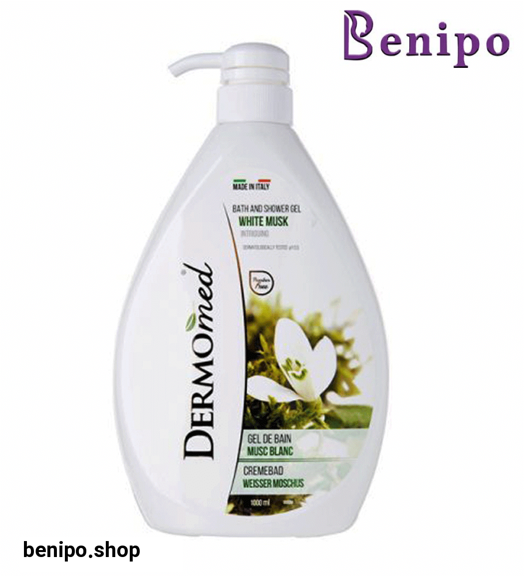 شامپو بدن حاوی رایحه مشک سفید حجم 1000 میل