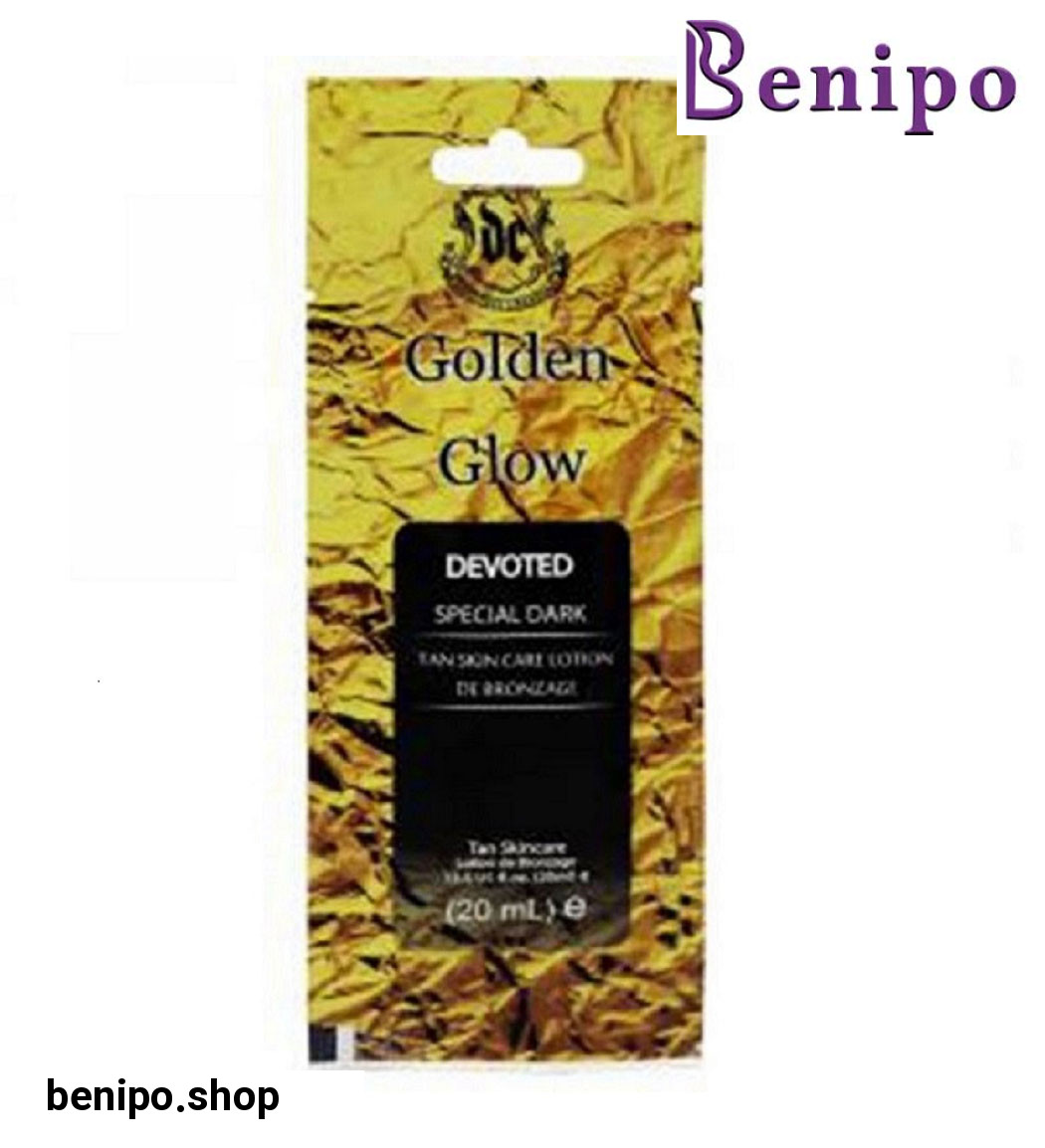 لوسیون سولاریوم یکبار مصرف مدل Golden Glow حجم 20 میل