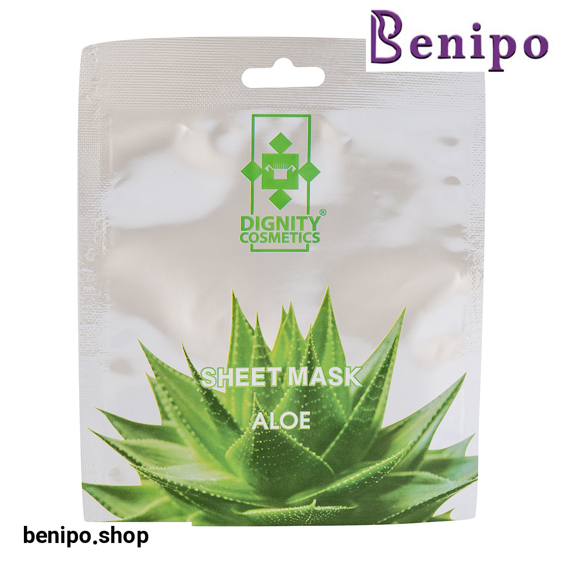 ماسک صورت نقابی حاوی عصاره آلوئه ورا مناسب پوست خشک