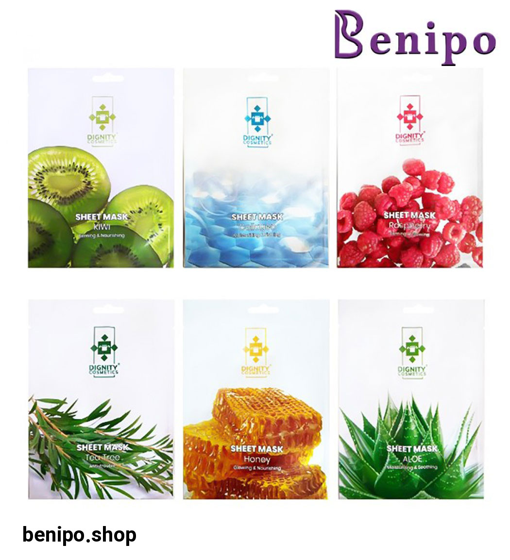 پک 6عددی ماسک صورت با رایحههای متفاوت 150میل