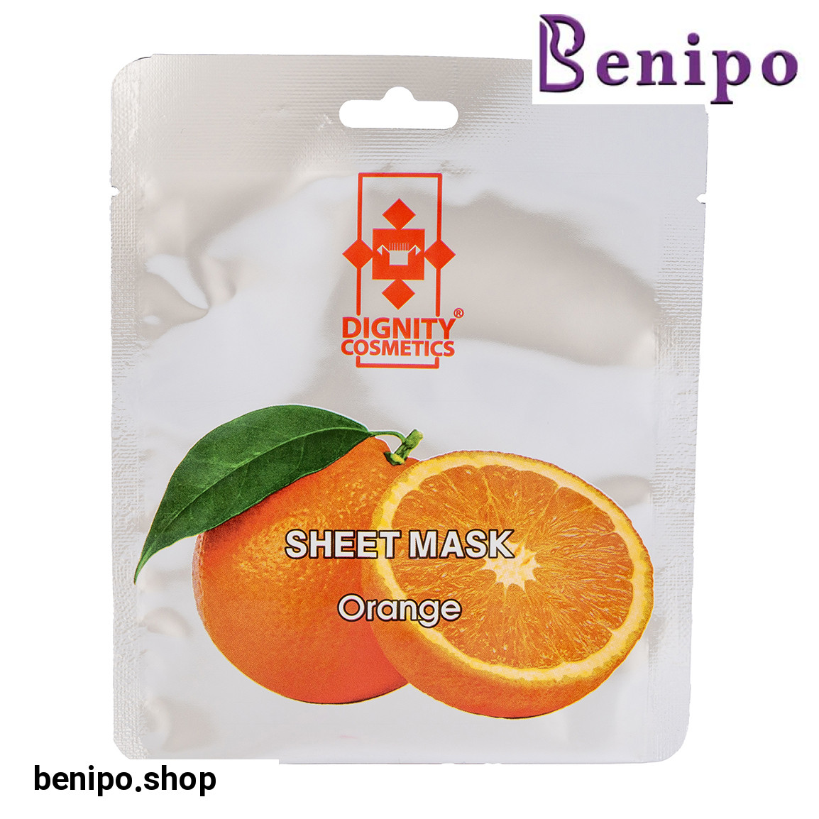 ماسک صورت نقابی حاوی عصاره پرتقال دیگنیتی مناسب پوست چرب و مستعد آکنه
