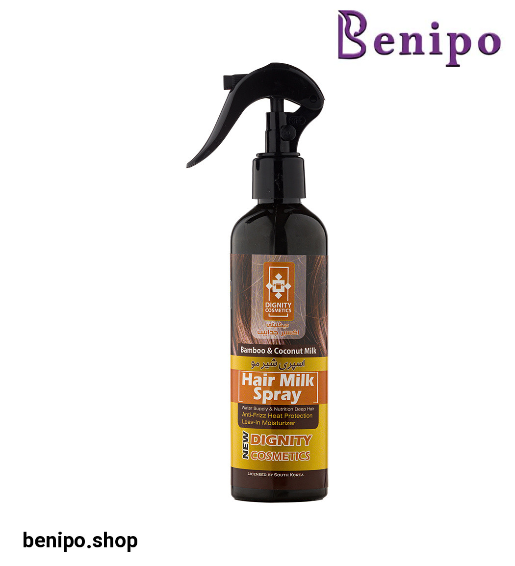 اسپری شیر مو دارای عصاره بامبو و شیر نارگیل حجم 250 میلی لیتر