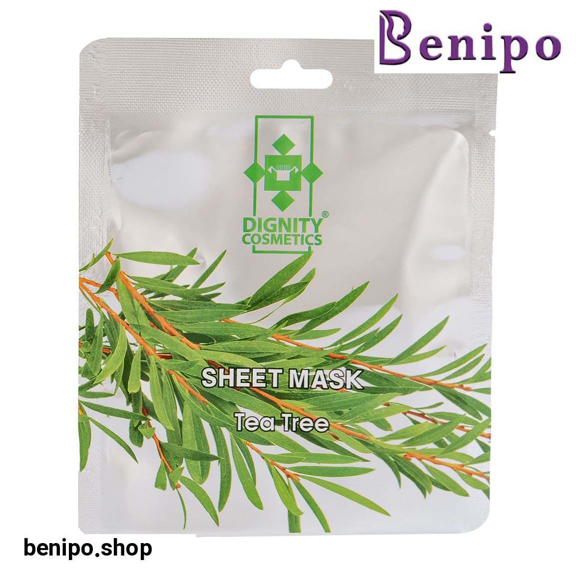 ماسک ورقه ای با رایحه درخت چای وزن 25 گرم