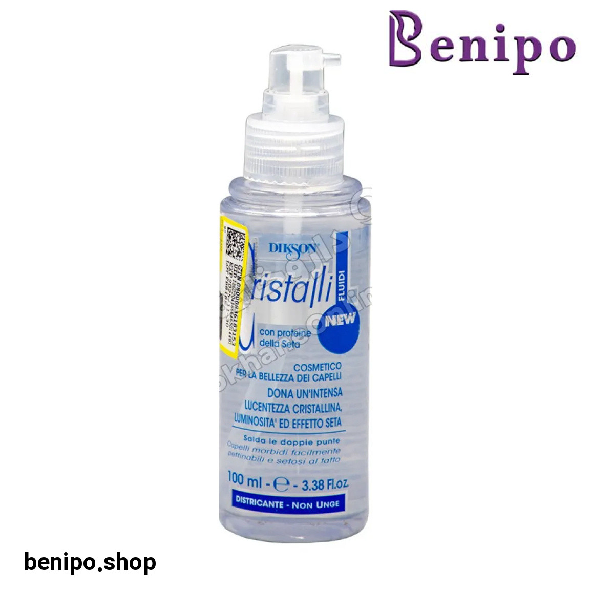 محلول کریستال مو حجم 100 میلی لیتر