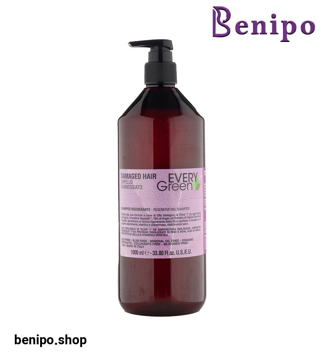 شامپو ترمیم کننده اوری گرین مدل Regenerating حجم 1000 میل