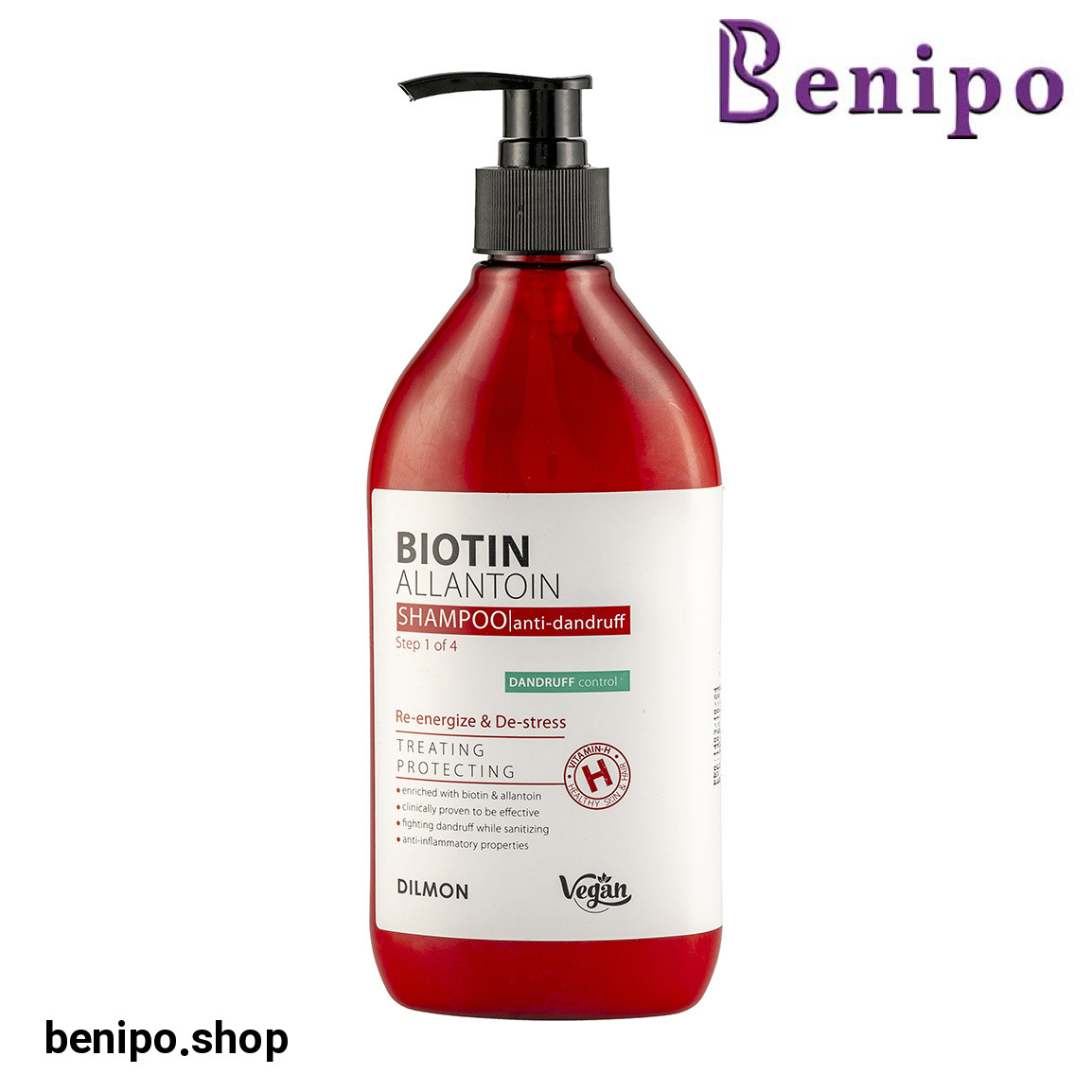 شامپو ضد شوره حاوی بیوتین و آلانتوئین حجم 385 میلی لیتر