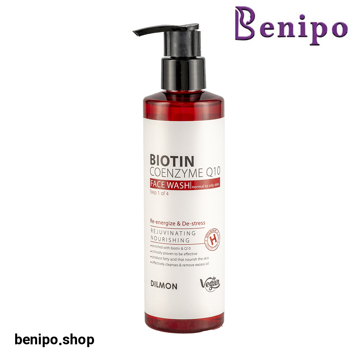 ژل شستشوی صورت حاوی بیوتین و کیوتن حجم 250 میلی لیتر