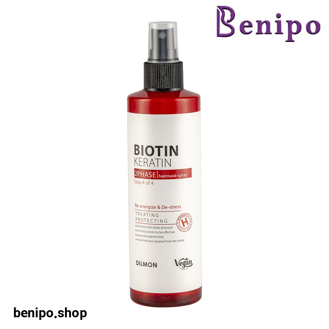 سرم مو 2 فاز آبرسان حاوی بیوتین و کراتین حجم 250 میلی لیتر