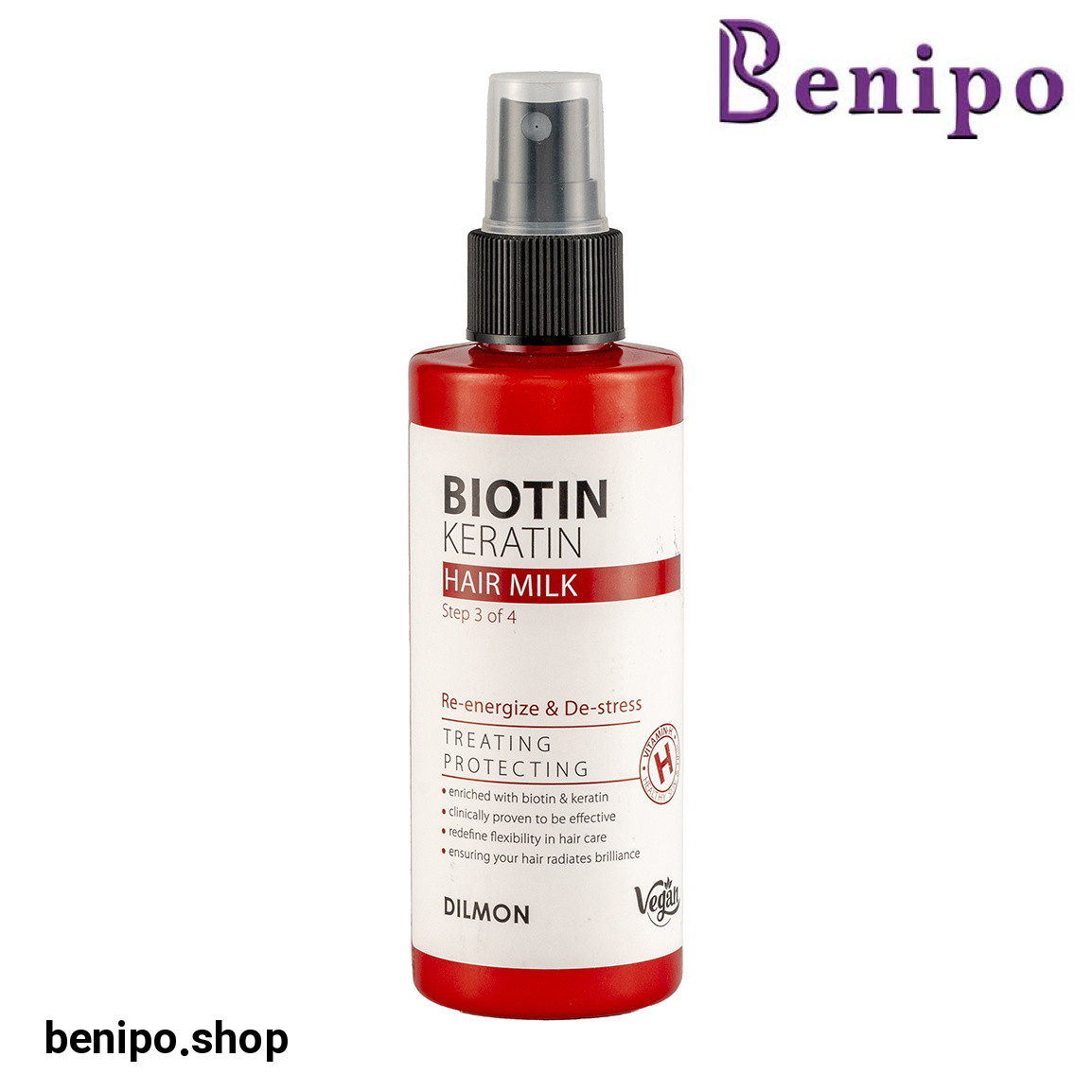 شیر مو حاوی بیوتین و کراتین حجم 150 میلی لیتر