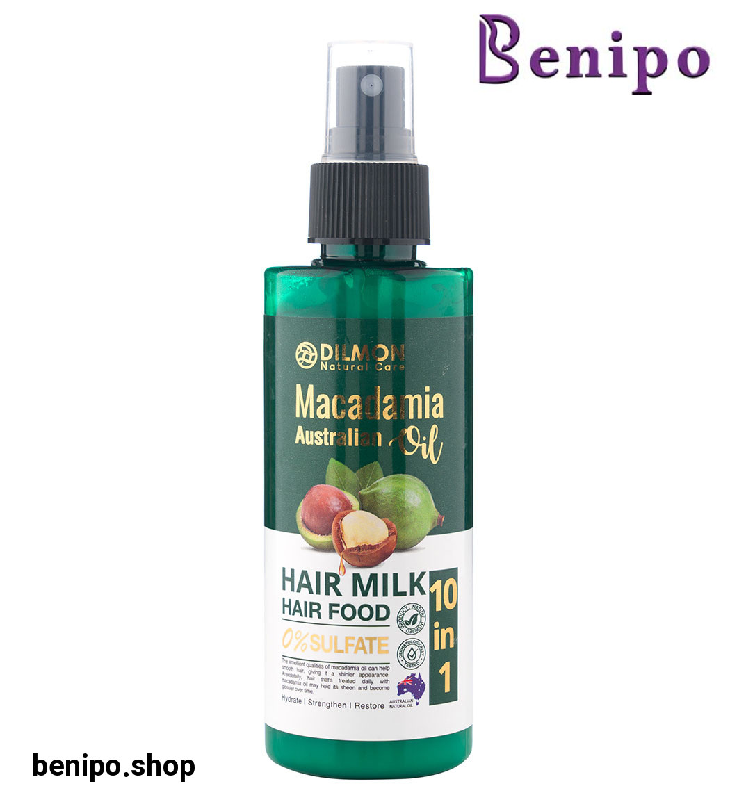 شیر مو 10 کاره حاوی روغن ماکادمیا حجم 150 میل