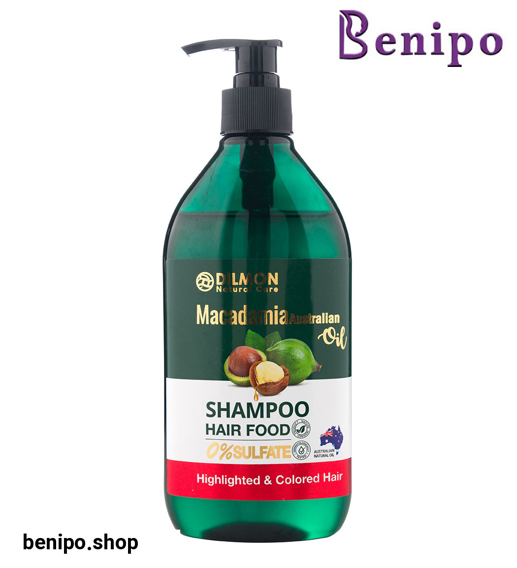 شامپو فاقد سولفات حاوی روغن ماکادمیا مناسب مو رنگ شده حجم 385 میل