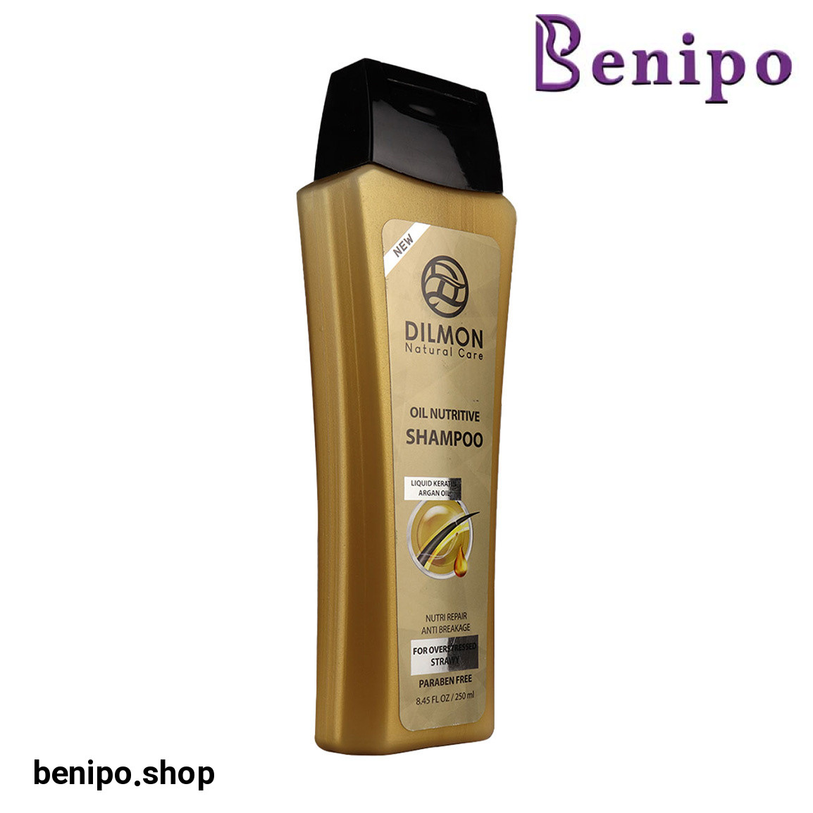 شامپو حاوی آرگان و کراتین مناسب  موهای خشک و آسیب دیده 250میل