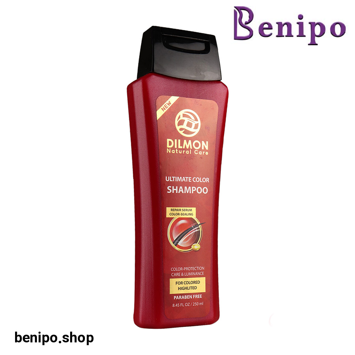 شامپو موهای رنگ شده حاوی کراتین و عصاره انار 250میل