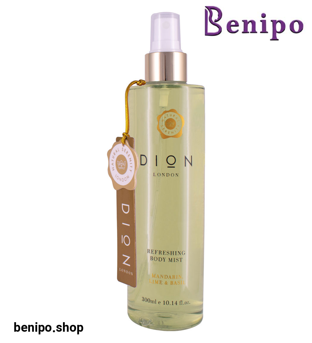 اسپری خوشبو کننده بدن با رایحه لیمو و ریحان حجم 300 میلی لیتر