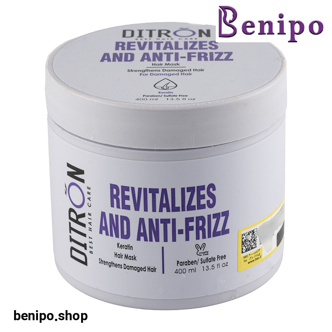 ماسک مو حرفهای کراتینه 400میل