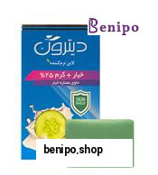 صابون کرمدار 25% عصاره خیار وزن 110 گرم