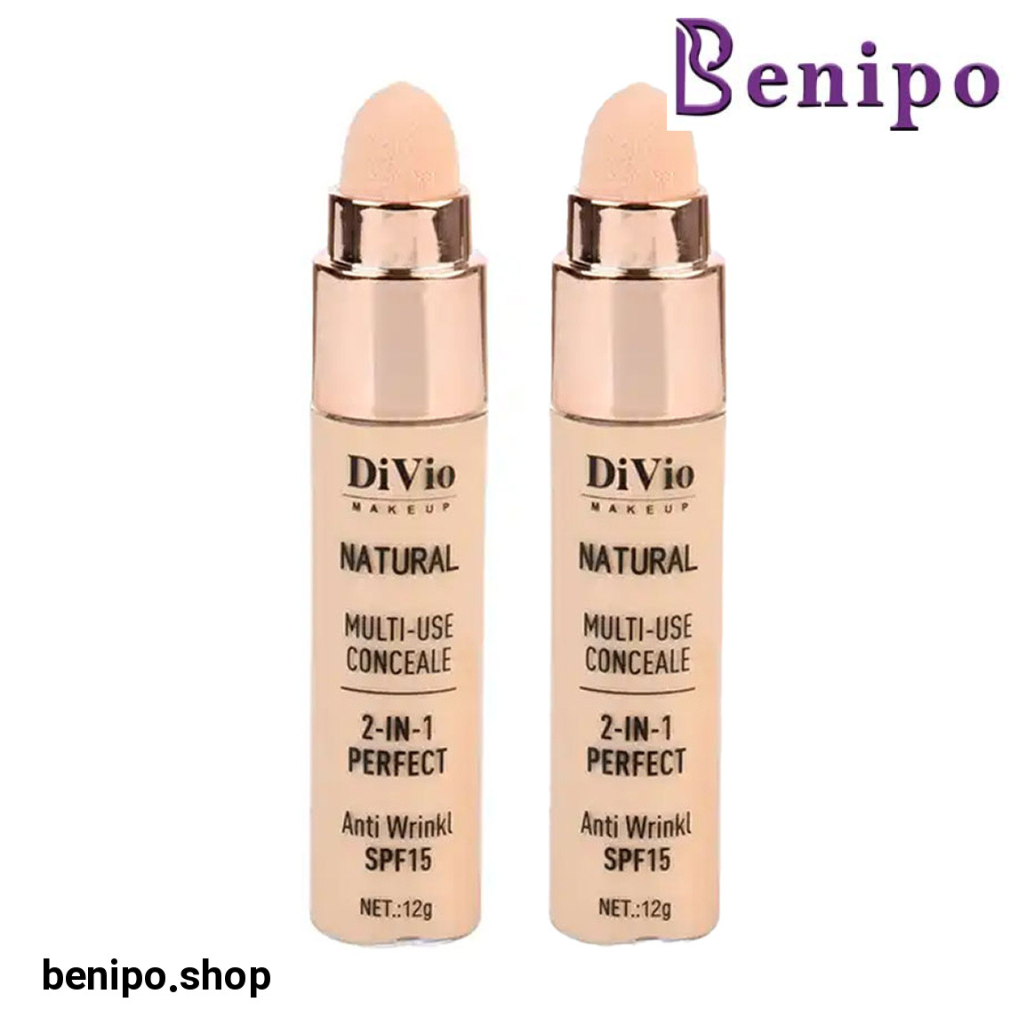 پک 2 عددی کانسیلر 2 در 1 با SPF15 شماره 04 وزن 12 گرم