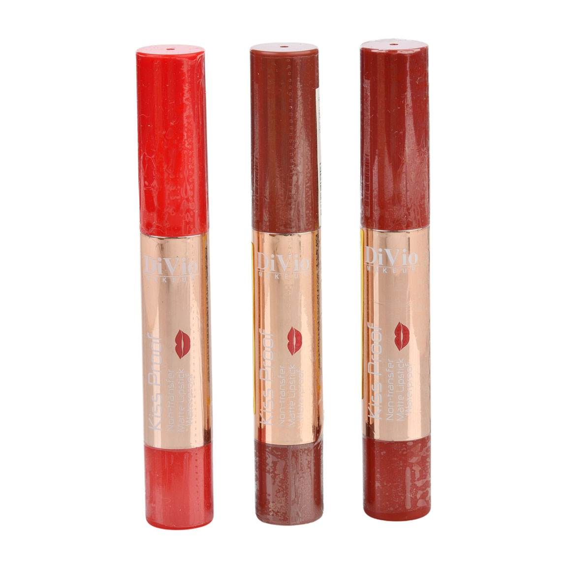 پک 3 عددی رژ لب جامد ضد آب  شماره 2، 4 و 9