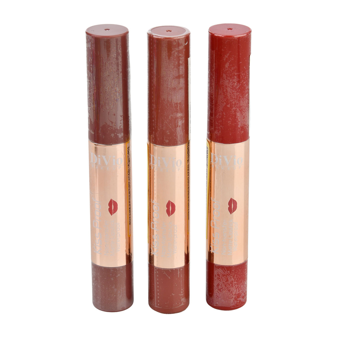 پک 3 عددی رژ لب جامد ضد آب  شماره 7، 10 و 11