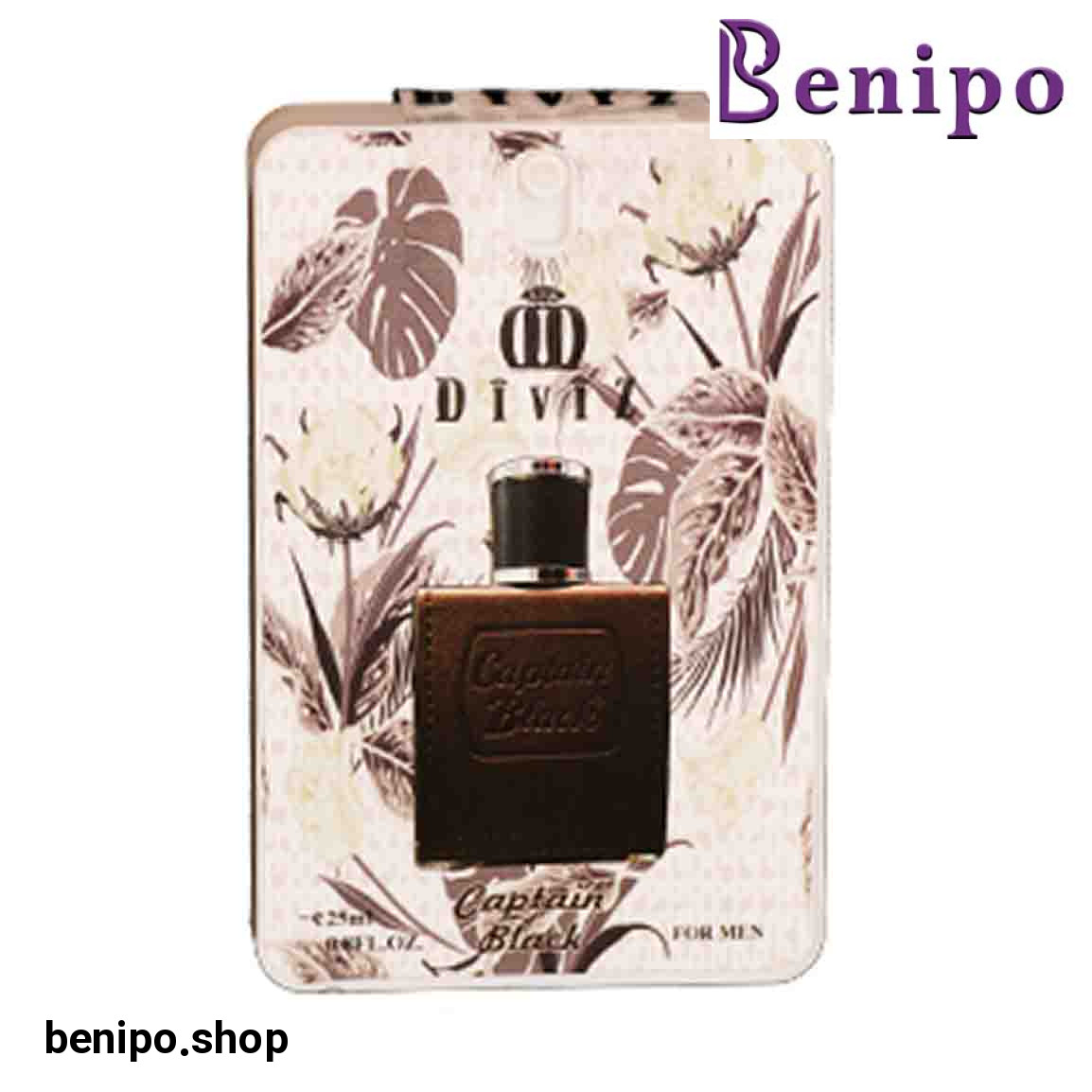 ادوپرفیوم مردانه مدل Captain Black حجم 25 میلی لیتر