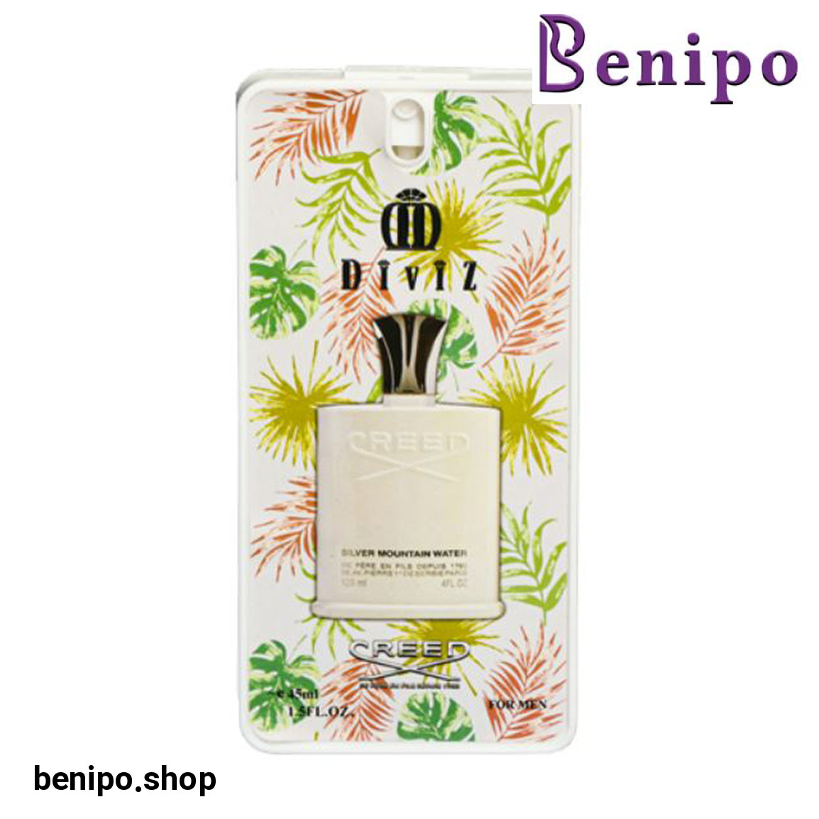 عطر جیبی مردانه مدل CREED Silver Mountain Water حجم 45 میلی لیتر