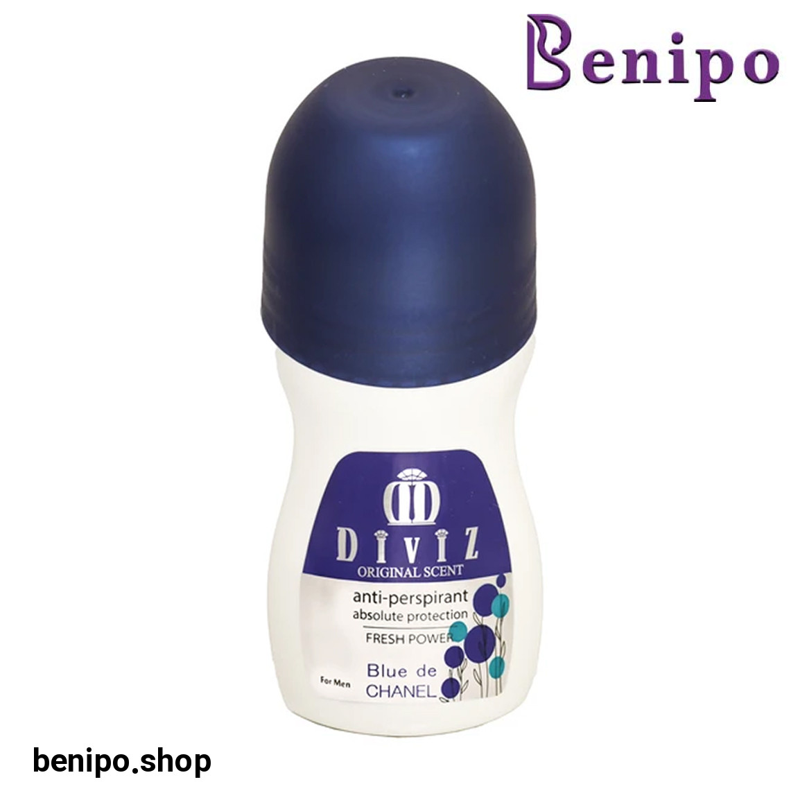 رول ضد تعریق مردانه مدل شنل بلو حجم 50 میلی لیتر