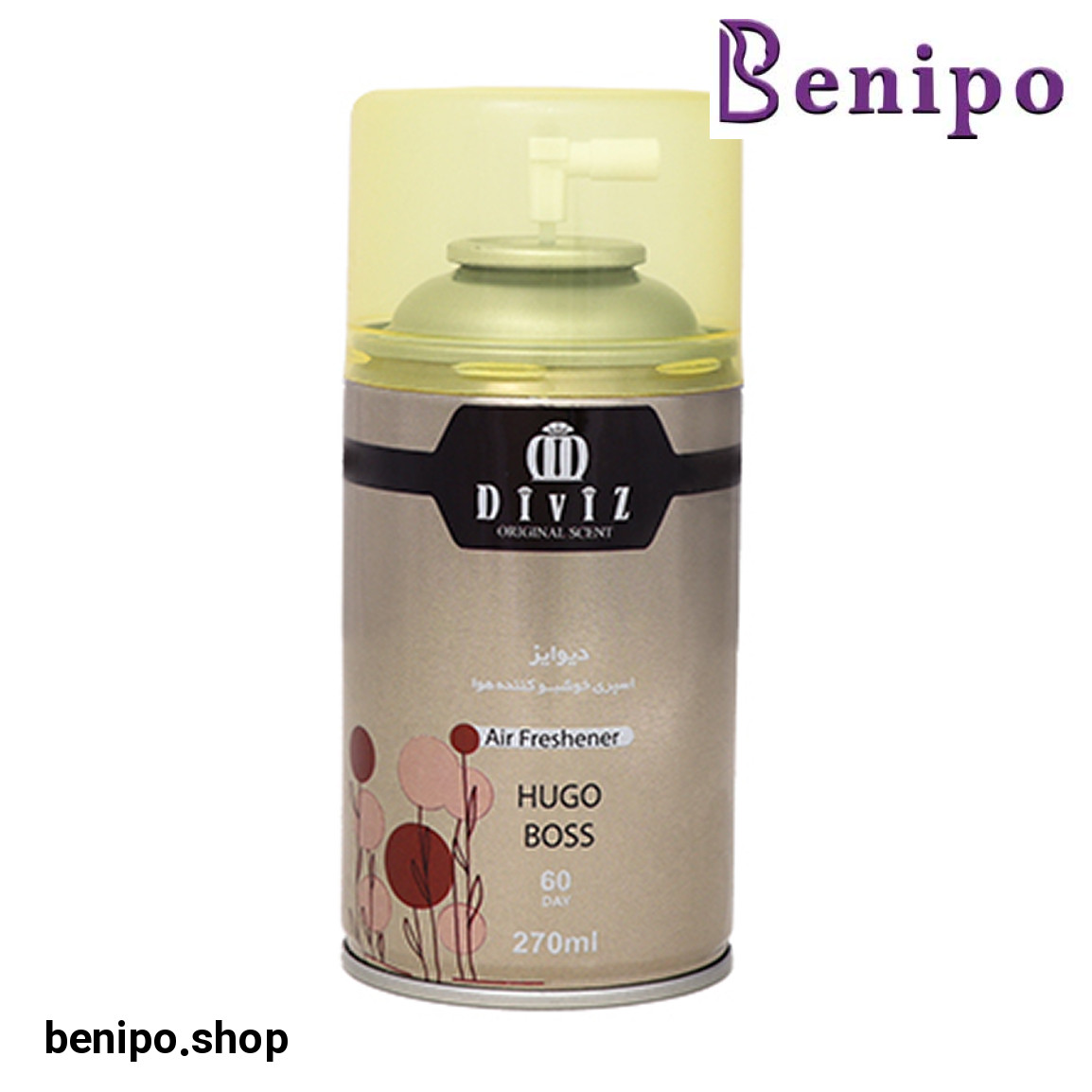 اسپری خوشبو کننده و تصفیه کننده هوا مدل Hugo حجم 270 میلی لیتر