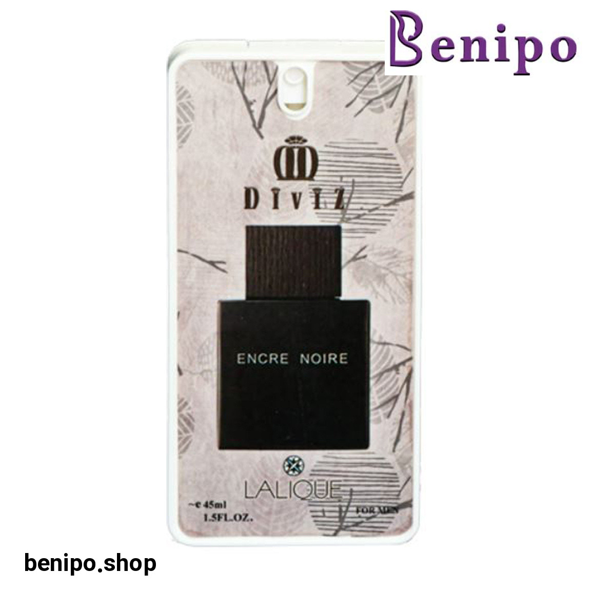 عطر جیبی مردانه مدل Lalique Encre Noire حجم 45 میلی لیتر